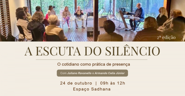 Imagem do evento A ESCUTA DO SILÊNCIO | 2ª EDIÇÃO