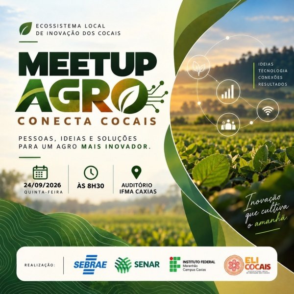 Imagem do evento MEETUP AGRO CONECTA COCAIS