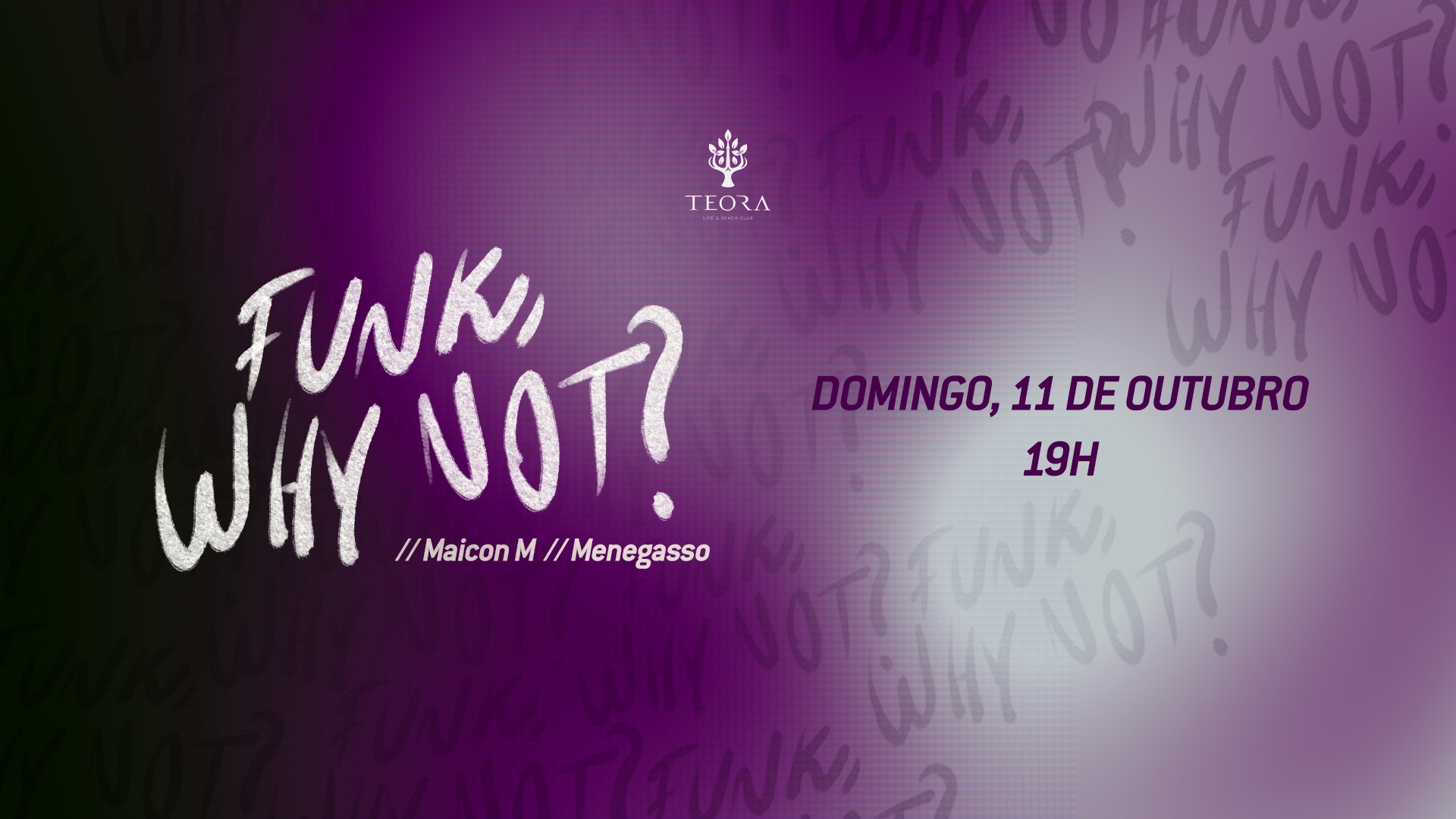 FERIADO TEORA // FUNK, WHY NOT? // 11.10