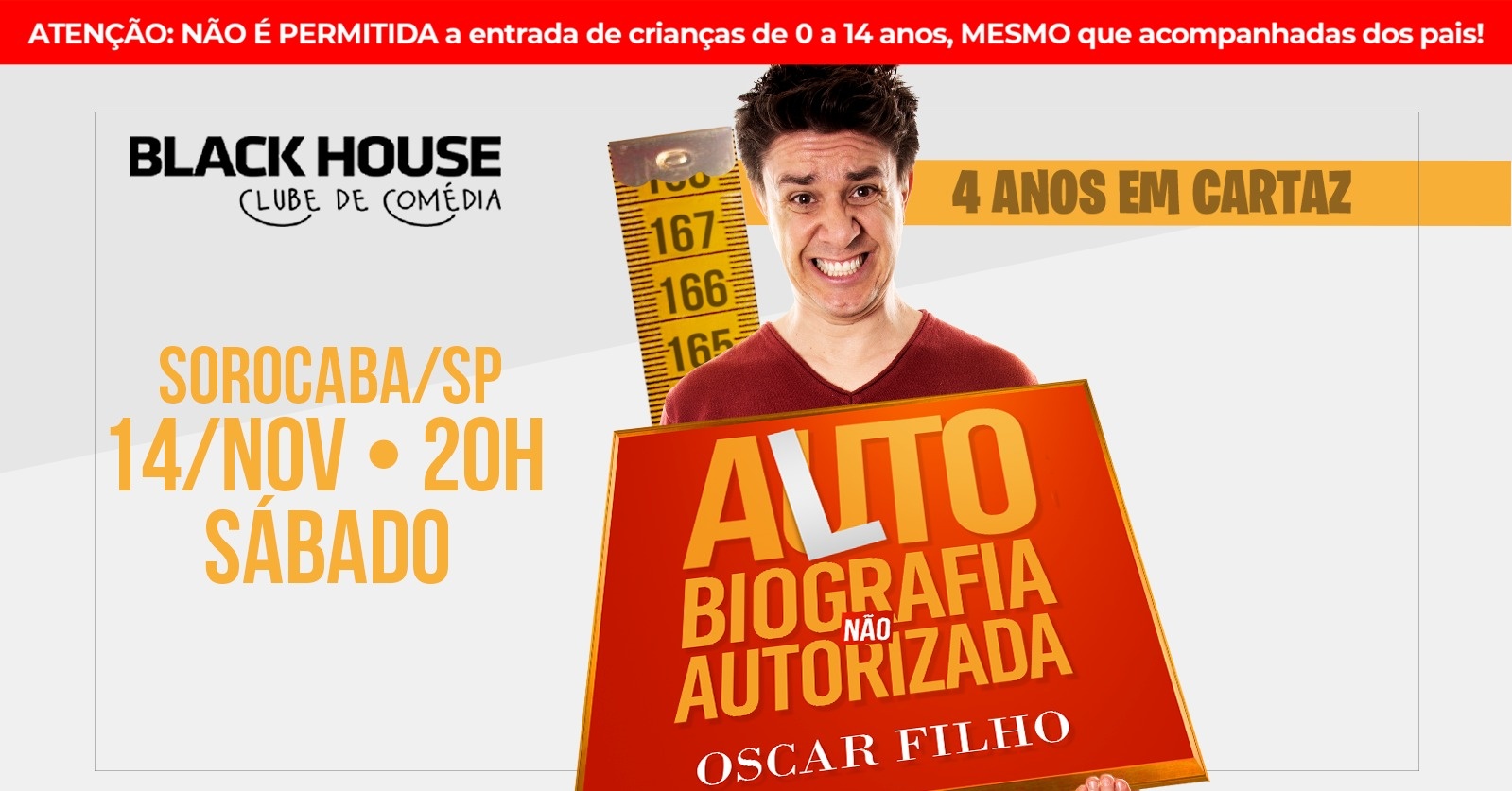 OSCAR FILHO em SOROCABA - Stand up Comedy