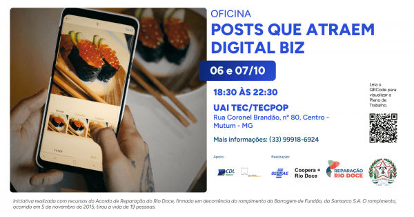 Imagem do evento OFICINA: Posts que Atraem