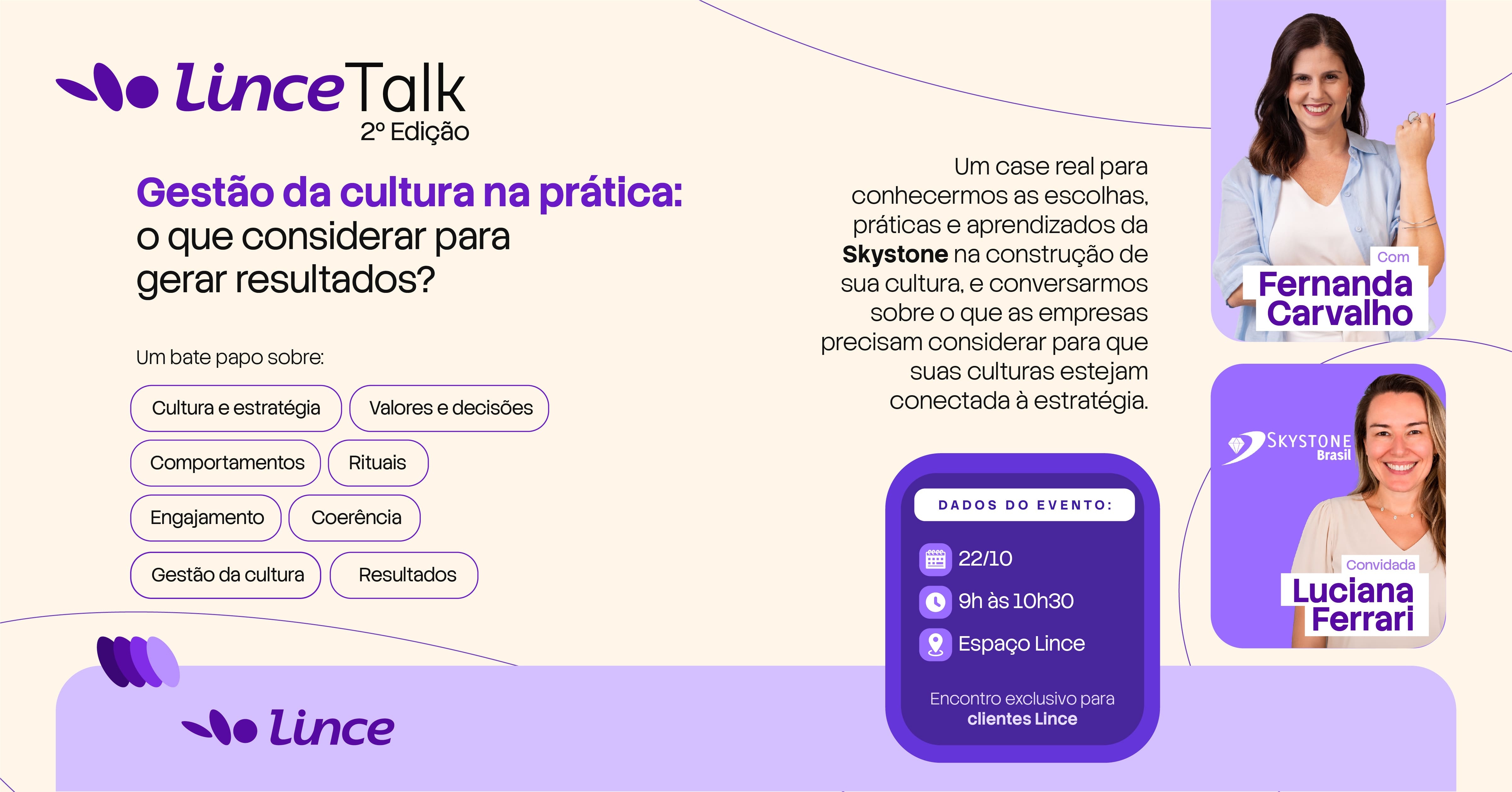 Lince Talk | Cultura na prática
