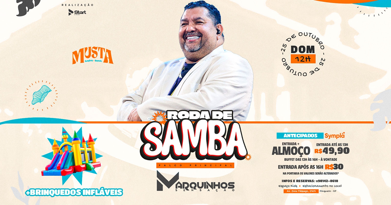 MARQUINHOS SENSAÇÃO - PALCO PRINCIPAL NO MUSTA GASTRO BEACH ITAQUERA