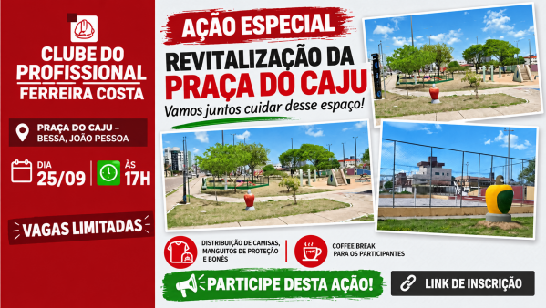 Imagem do evento REVITALIZAÇÃO PRAÇA DO CAJU