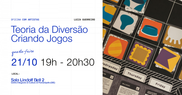 Imagem do evento Teoria da Diversão - Criando Jogos | Oficina com Luiza Guerreiro