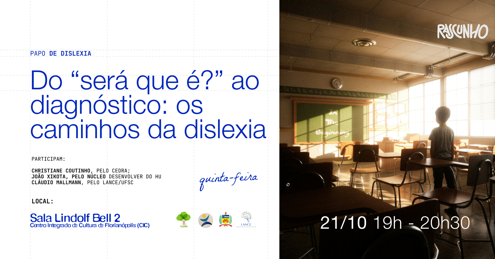 Imagem da fonte — Papo de dislexia: Do será que é? ao diagnóstico: os caminhos da dislexia
