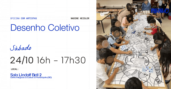 Imagem do evento Desenho coletivo | Oficina para crianças