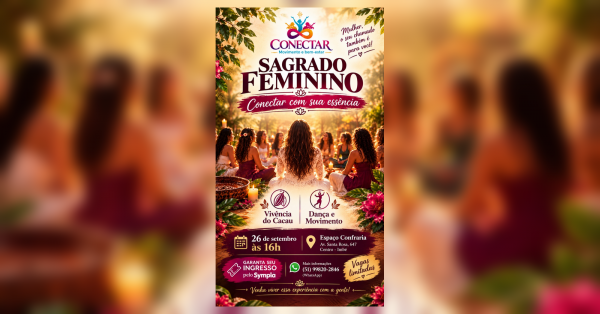 Imagem do evento Sagrado Feminino - Conectar com sua Essência.