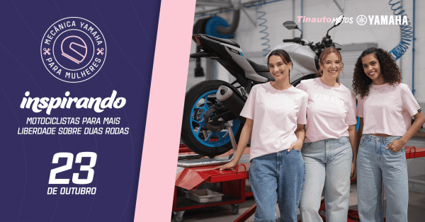 Imagem do evento 5º Mecânica Yamaha Para Mulheres - Tinauto Motos