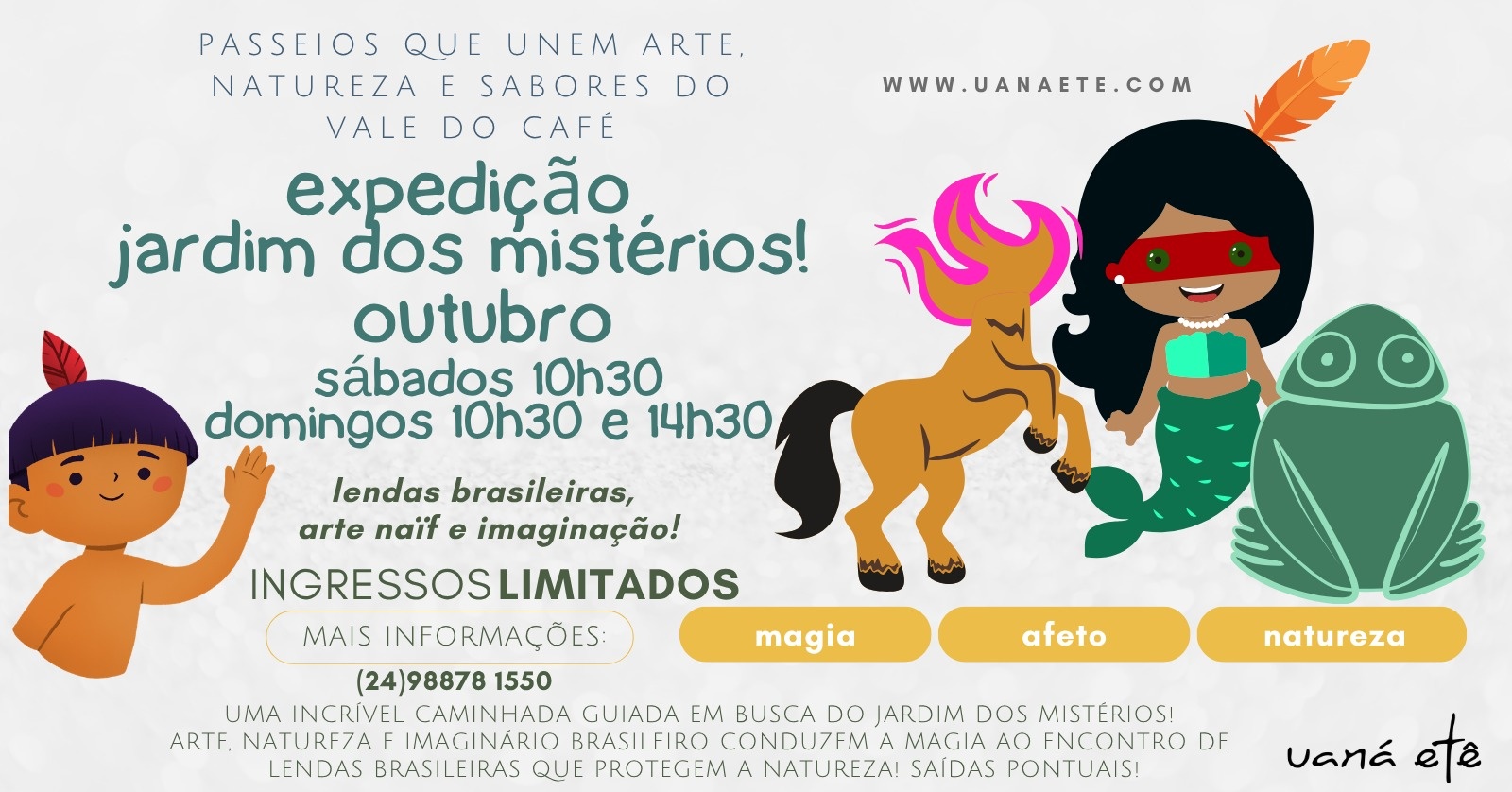 EXPEDIÇÃO JARDIM DOS MISTÉRIOS - 03 E 04 DE OUTUBRO 2026
