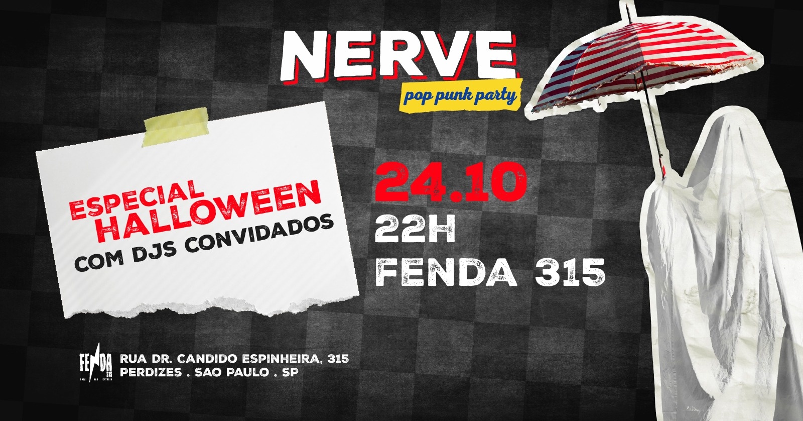 NERVE HALLOWEEN - Pop Punk Party - São Paulo, SP