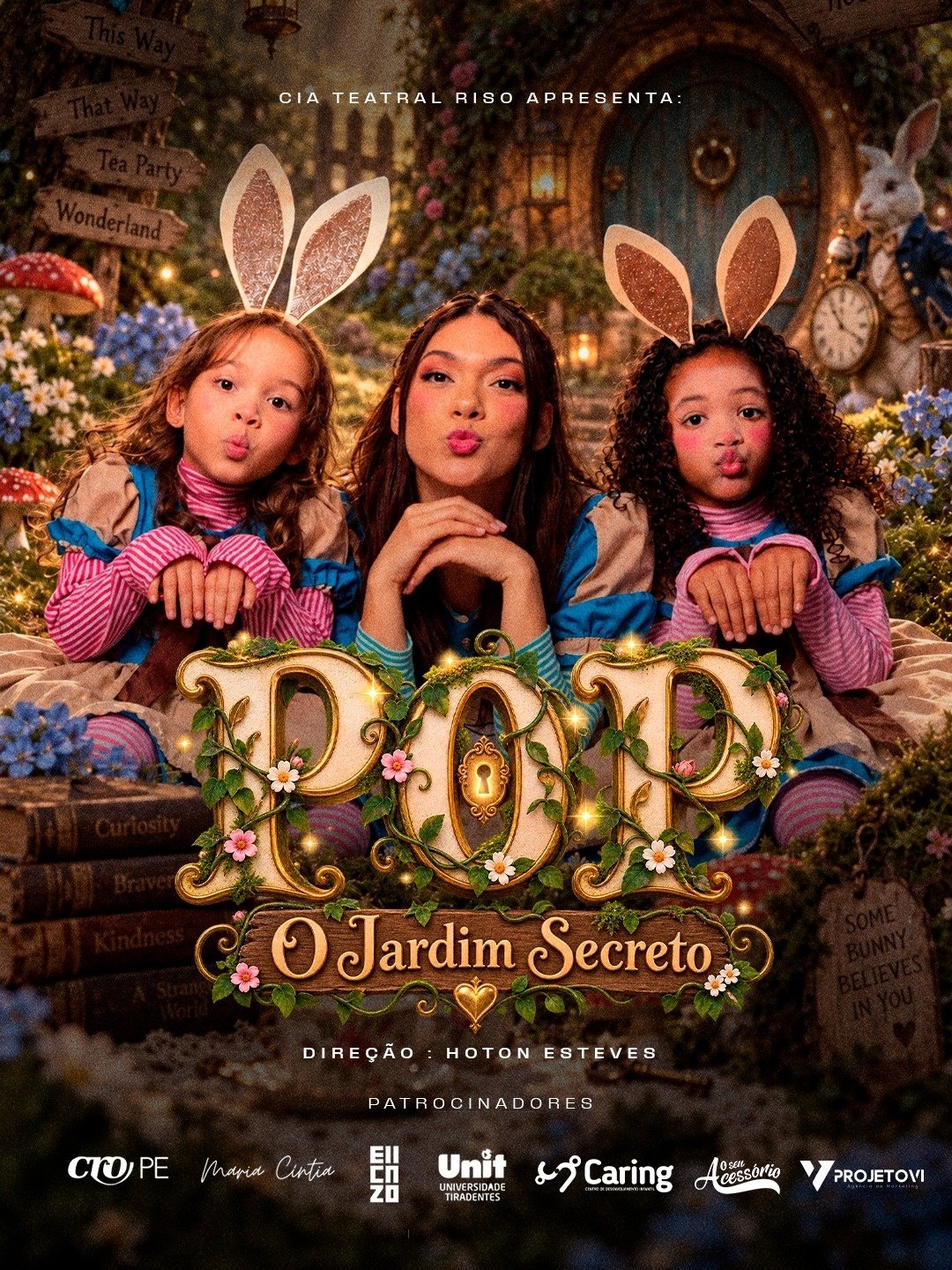 Source image — Pop e o Jardim Secreto (Inspirado em Alice no País da Maravilhas) 2° Sessão