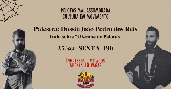 Imagem do evento 25/set - SEXTA - 19h | Palestra: Dossiê João Pedro dos Reis no 4 Galeria Arte & Café