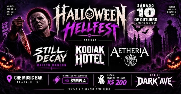 Imagem do evento HALLOWEEN HELLFEST - CHE MUSIC BAR