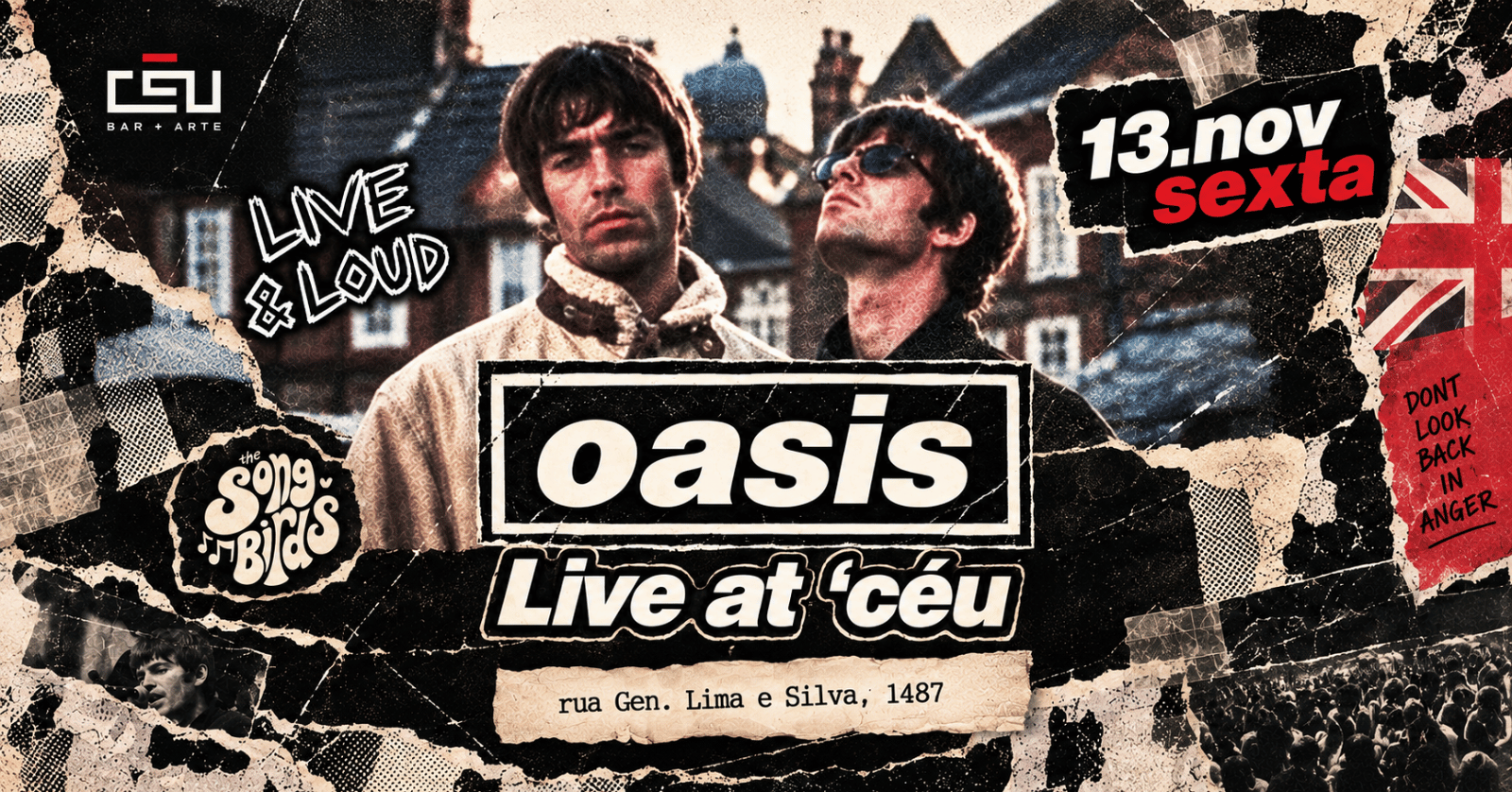 Oasis Live At Céu // OPEN CHOPE // 13.11.26