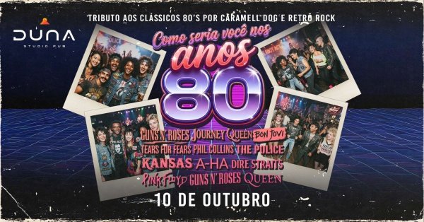Imagem do evento Como Seria Você nos Anos 80s