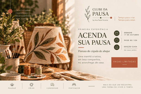 Imagem do evento Acenda sua Pausa - Edição Casa