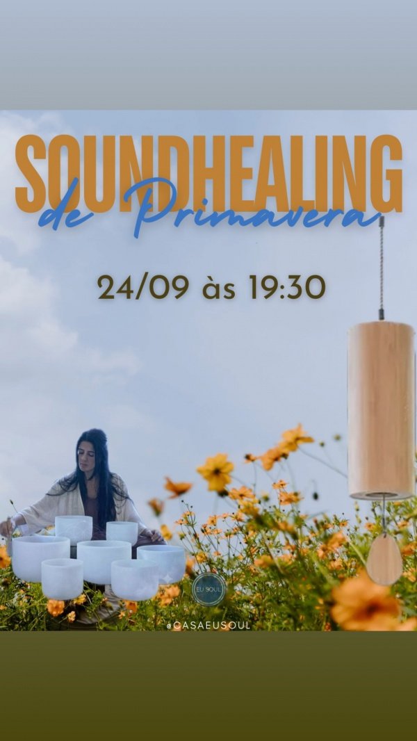 Imagem do evento 24/09  quinta | Soundhealing 