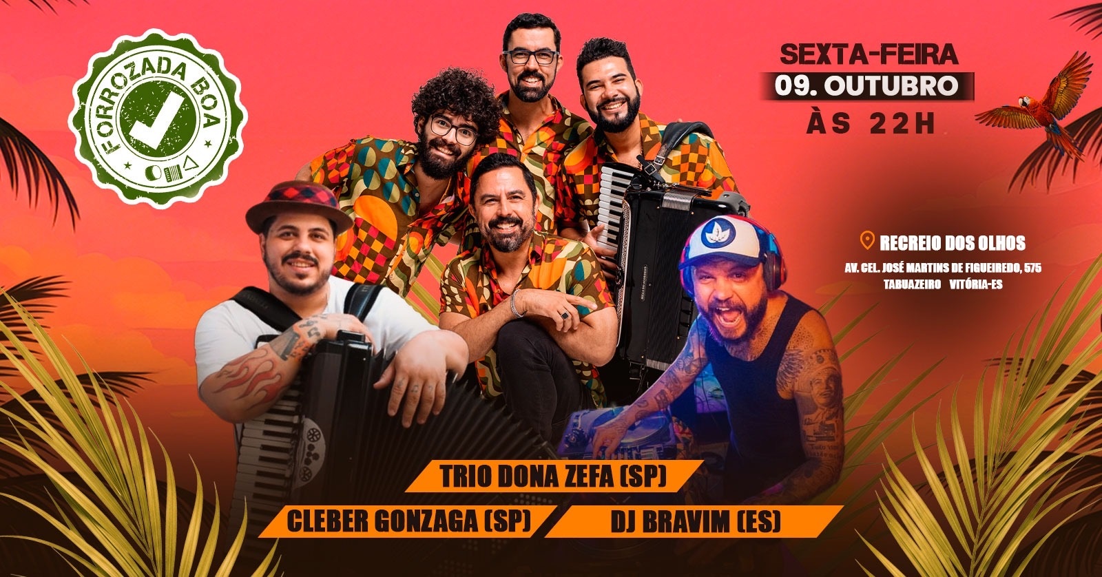Forrozada Boa - Dona Zefa - Cléber Gonzaga - DJ Bravim