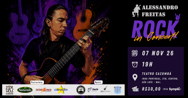 Imagem do evento Alessandro Freitas - Rock In Concert
