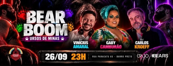 Imagem do evento "BEAR BOOM" - a festa dos Ursos de Minas