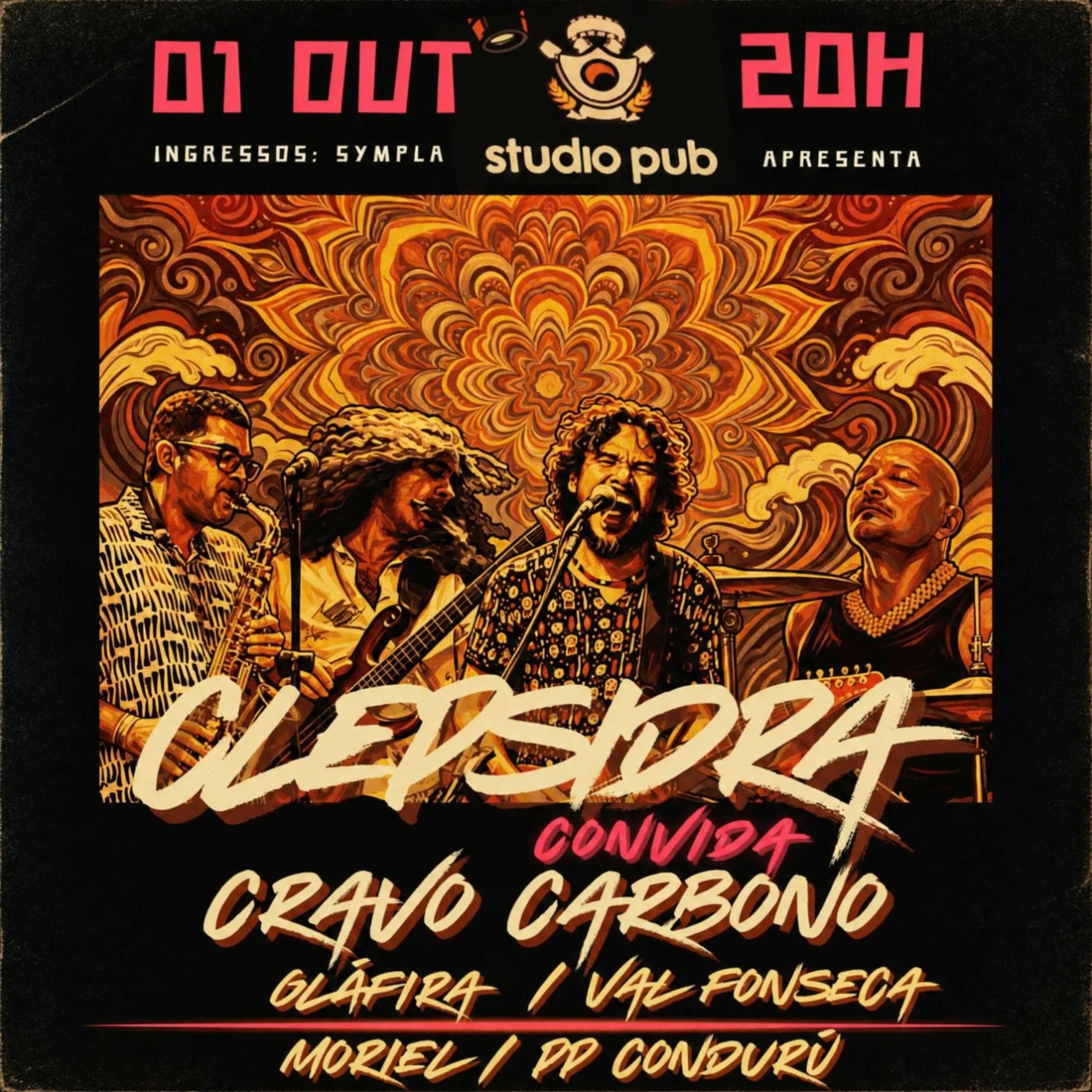 CLEPSIDRA CONVIDA CRAVO CARBONO @StudioPub 01/10