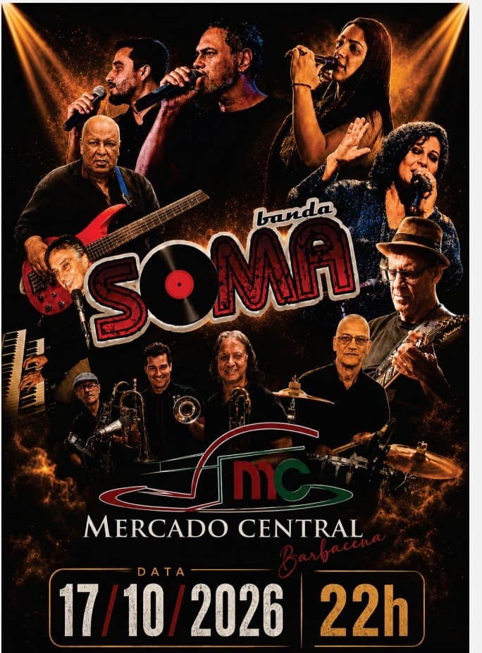BANDA SOMA NO MERCADO CENTRAL - Barbacena, MG