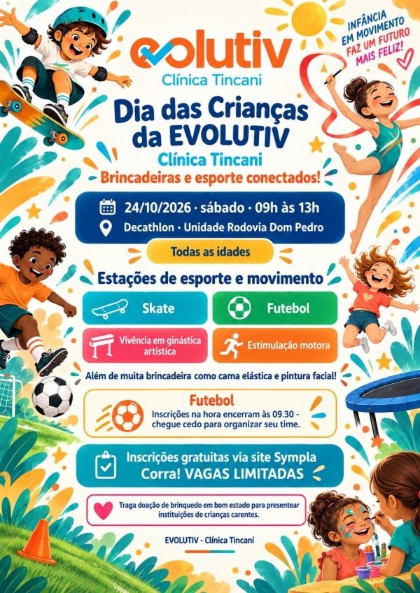 Imagem do evento Dias das Crianças Evolutiv