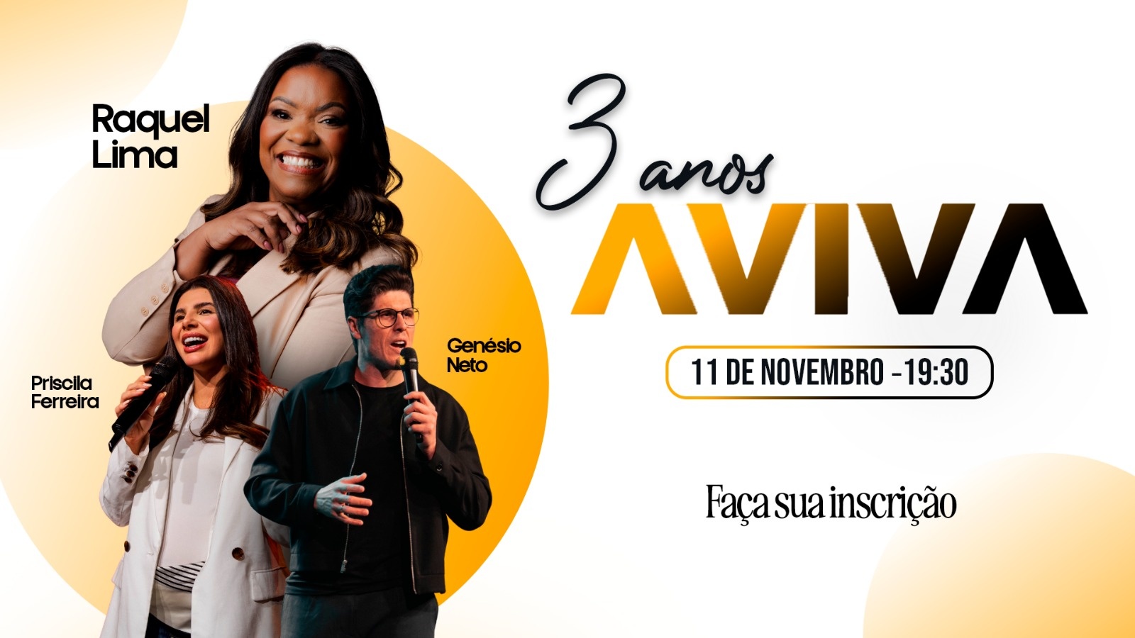 3º ANIVERSÁRIO AVIVA WORLD CHURCH- RAQUEL LIMA