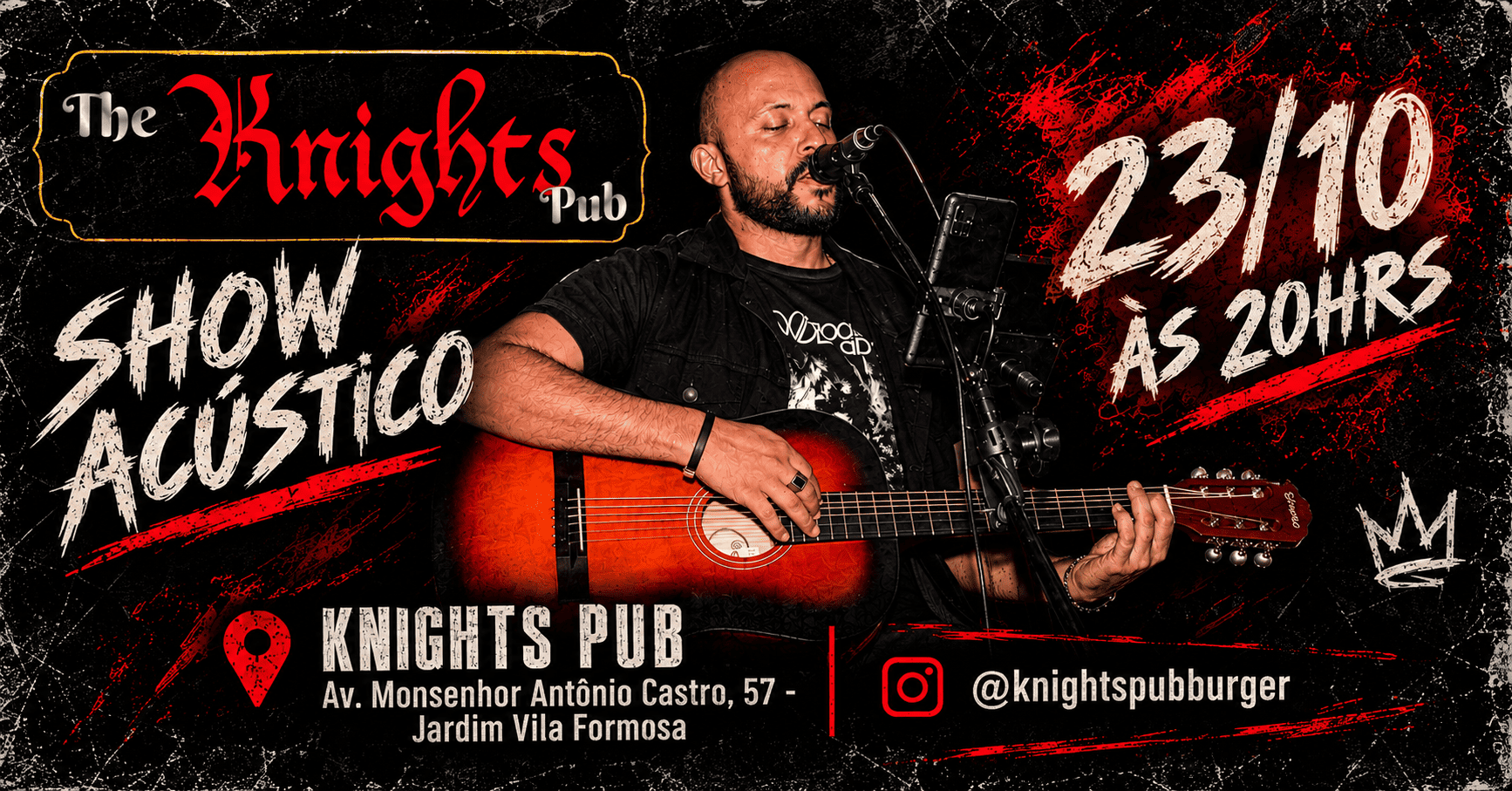 Will Fortunato Acústico - Knights Pub 23/10 - São Paulo, SP