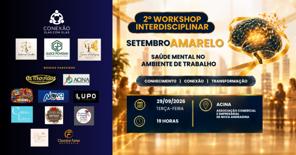 Imagem do evento SETEMBRO AMARELO - TRABALHO, SAÚDE MENTAL E PROMOÇÃO DA VIDA