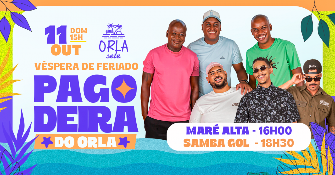 Imagem publicada pela fonte para Pagodeira do Orla