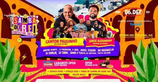 Imagem do evento SAMBA DE REI especial RIO