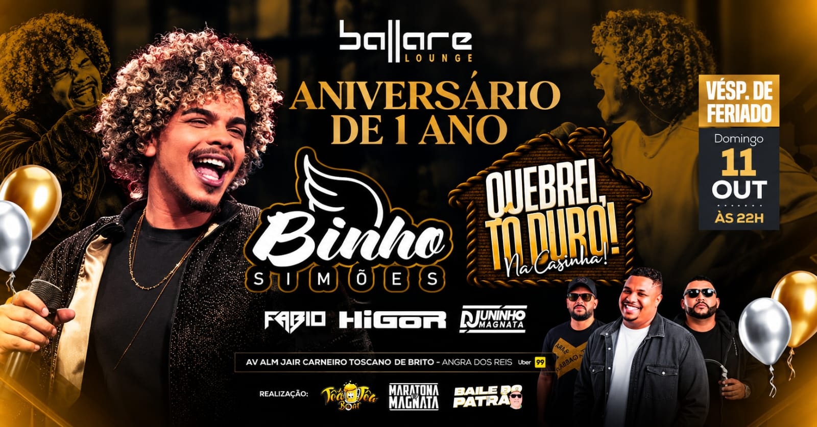 1 ANO QUEBREI TÔ DURO - BINHO SIMÕES