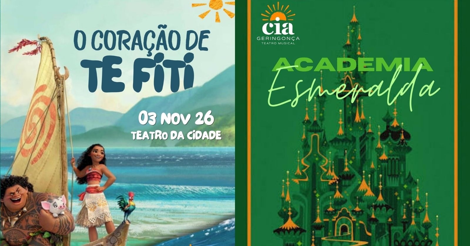 Cia Geringonça - O Coração de Te Fiti / Academia Esmeralda