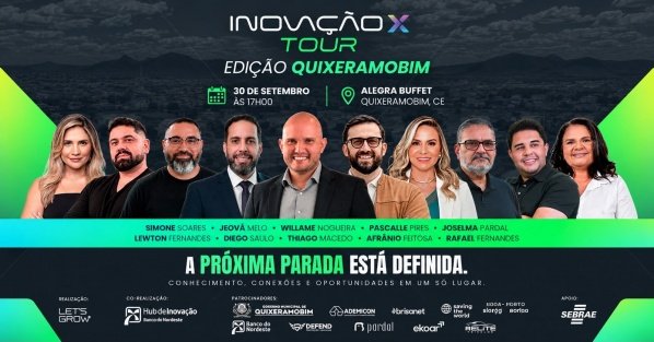 Imagem do evento Inovação X Tour - Edição Quixeramobim - CE
