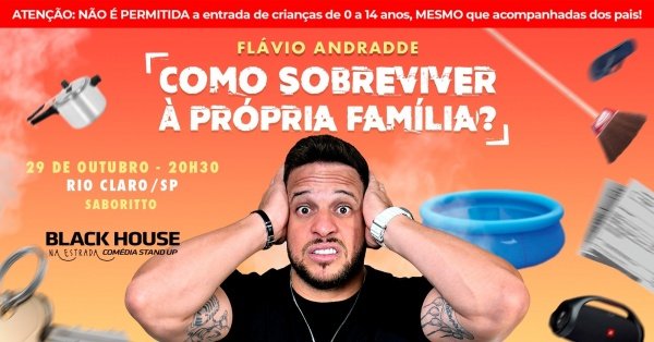 Imagem do evento FLAVIO ANDRADDE em RIO CLARO - Stand up Comedy 