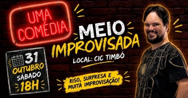 Imagem do evento Uma comédia meio improvisada