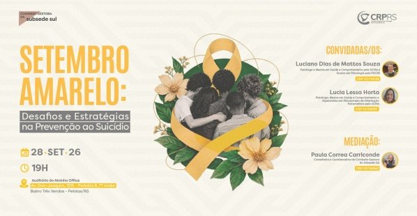 Imagem do evento Setembro Amarelo: Desafios e Estratégias na Prevenção ao Suicídio