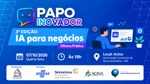 Imagem do evento 3º Papo Inovador: IA para Negócios