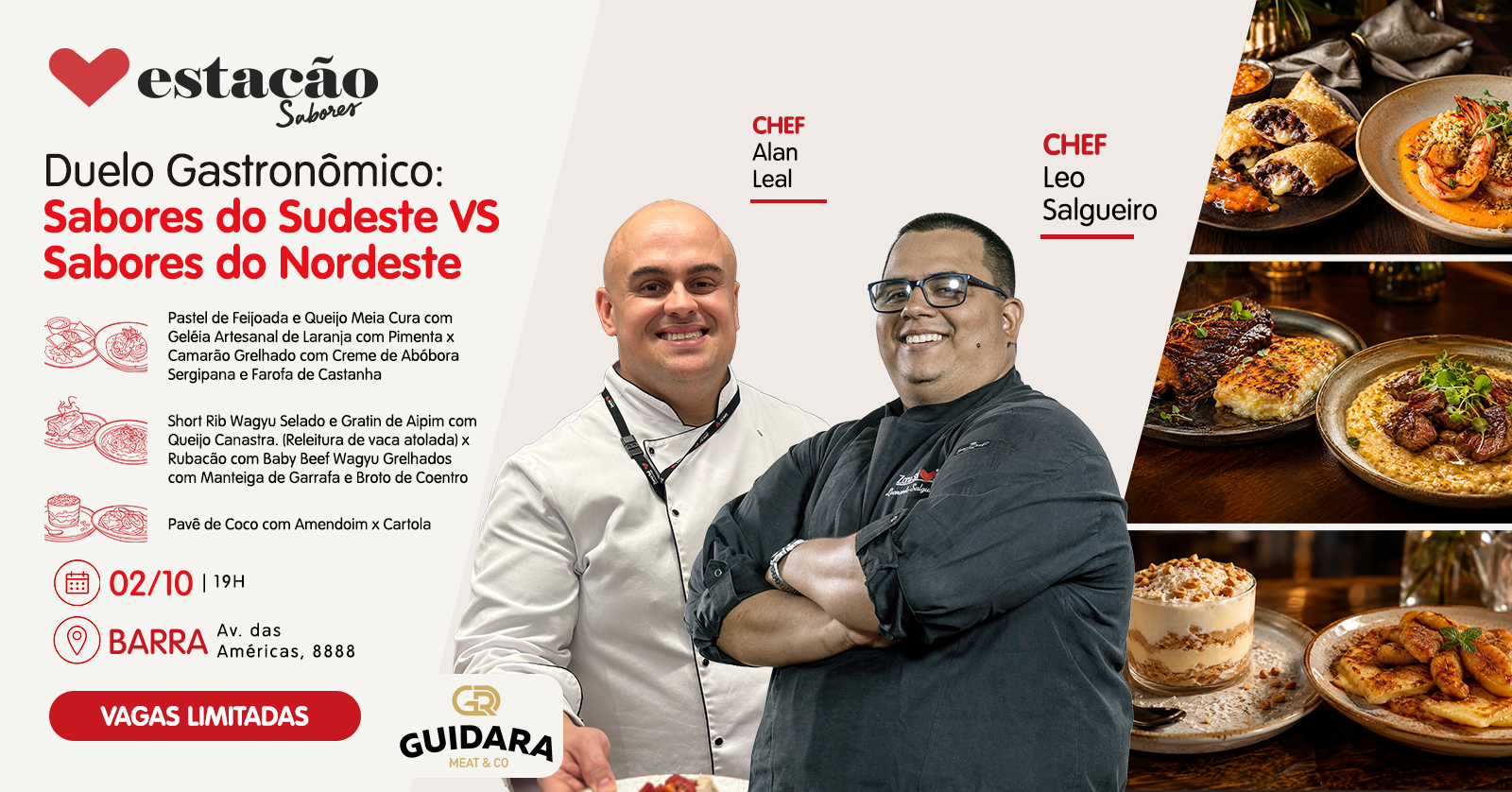 DUELO GASTRONÔMICO - SABORES DO SUDESTE X SABORES DO NORDESTE!