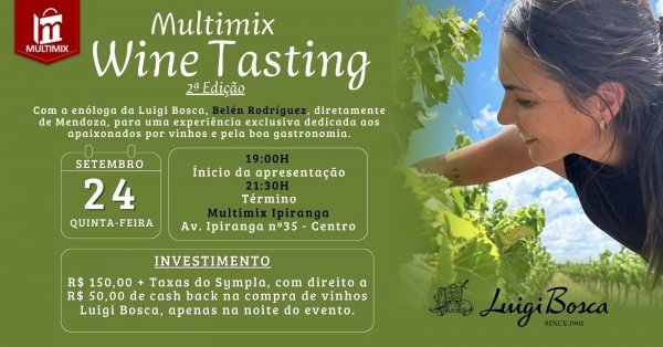 Imagem do evento MWT- Recebe Enóloga Belém Rodrigues da Luigi Bosca
