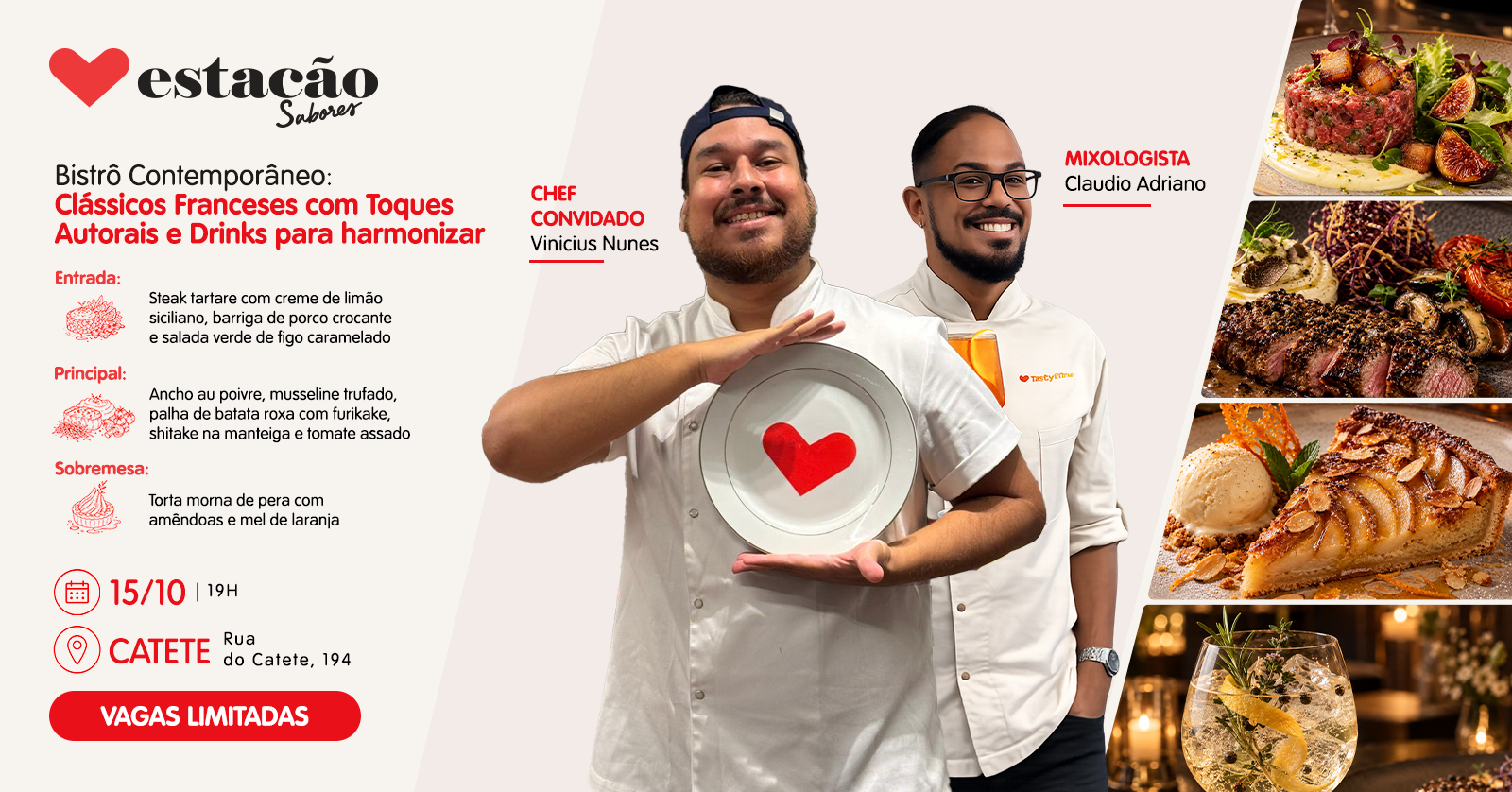 Bistrô Contemporâneo — Clássicos Franceses com Toques Autorais e Drinks para harmonizar (Catete)