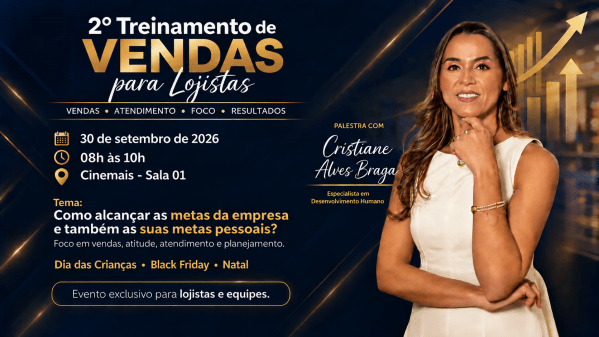 Imagem do evento 2º Treinamento de Vendas - Pátio Central Shopping