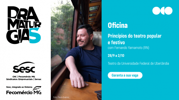 Imagem do evento Sesc Dramaturgias - Oficina princípios do teatro popular e festivo