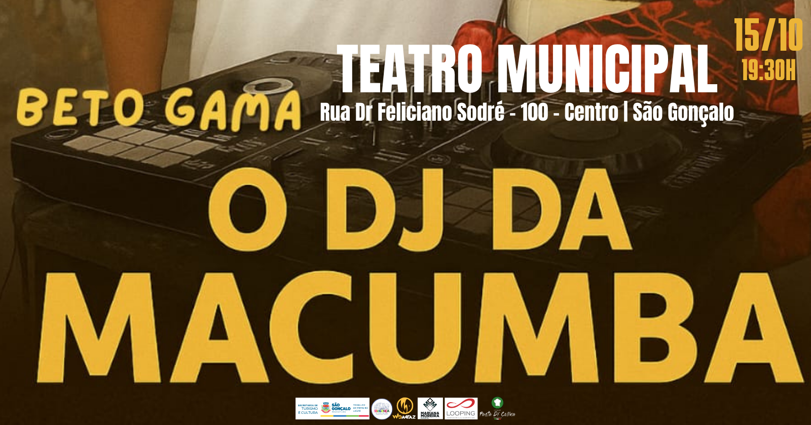 O DJ DA MACUMBA COM BETO GAMA | SHOW DE COMÉDIA NO TEATRO MUNICIPAL SG