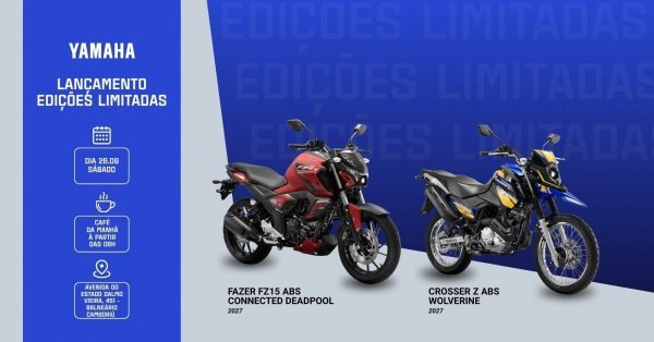 Lançamento Yamaha&Marvel em Balneário Camboriú - Sympla