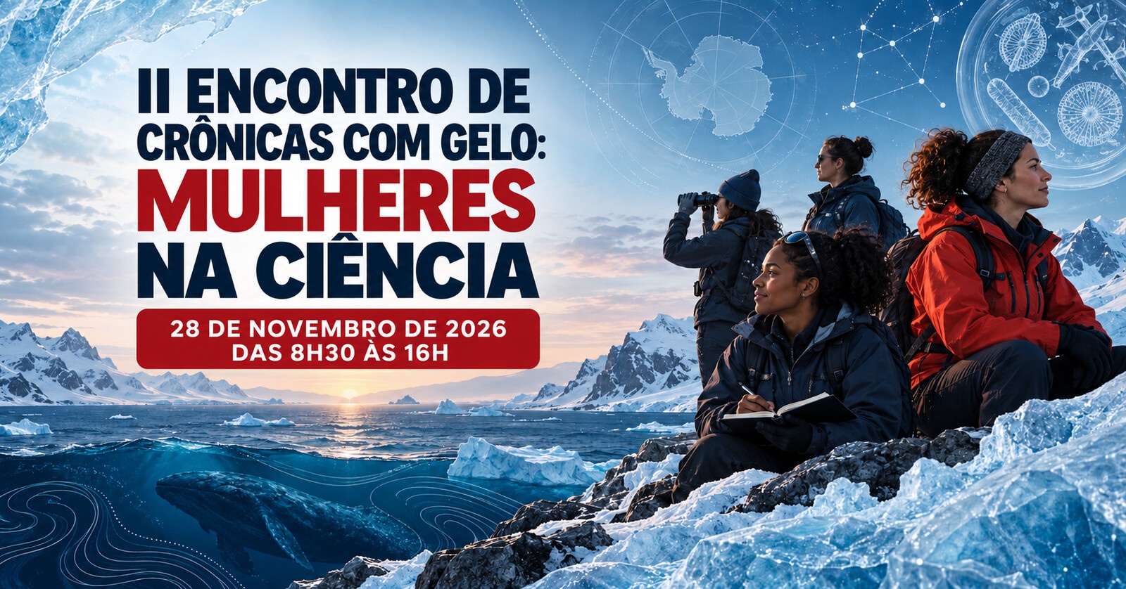 II Encontro de Crônicas com Gelo na Bagagem: Mulheres na Ciência