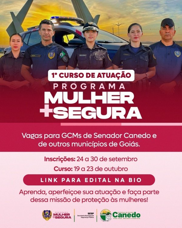 Imagem do evento 1° CURSO DE ATUAÇÃO PROGRAMA MULHER MAIS SEGURA - CAPMMS