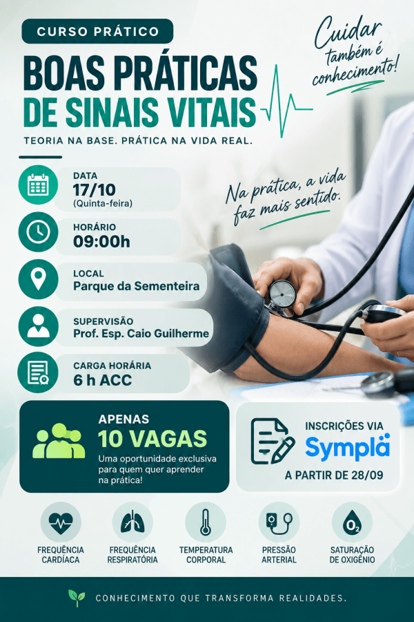 Imagem do evento Boas Práticas de Sinais Vitais - 2° Edição